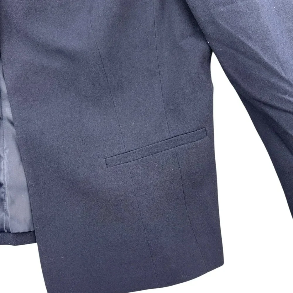 Nine‎ West Open Front Navy Blazer